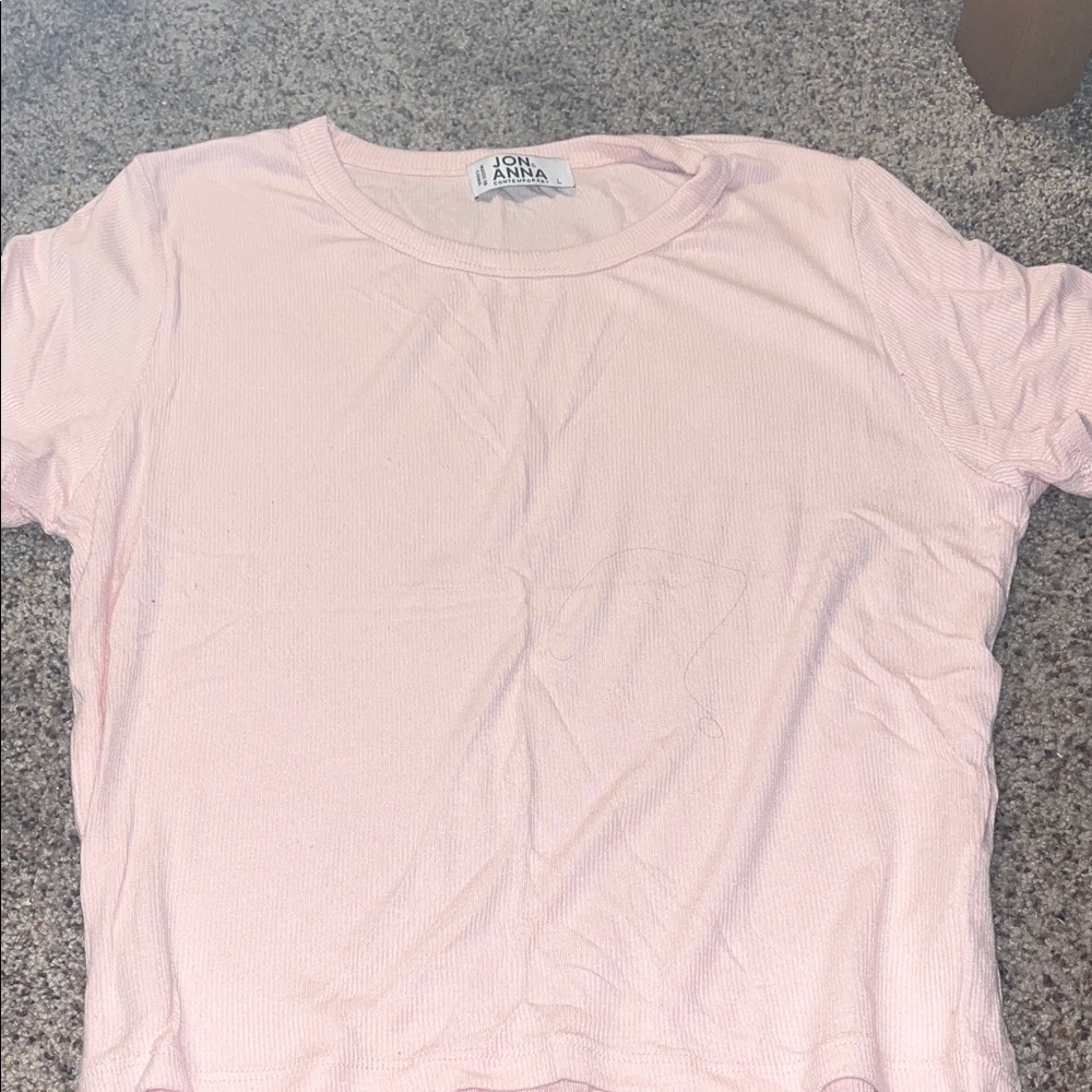 Jon & Anna Light Pink Tee
